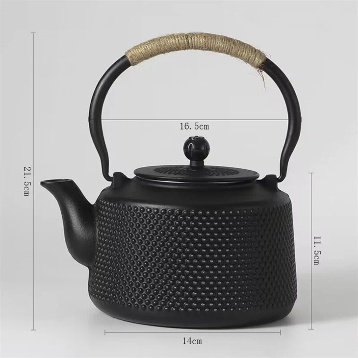 Cast Iron Metal Teapot