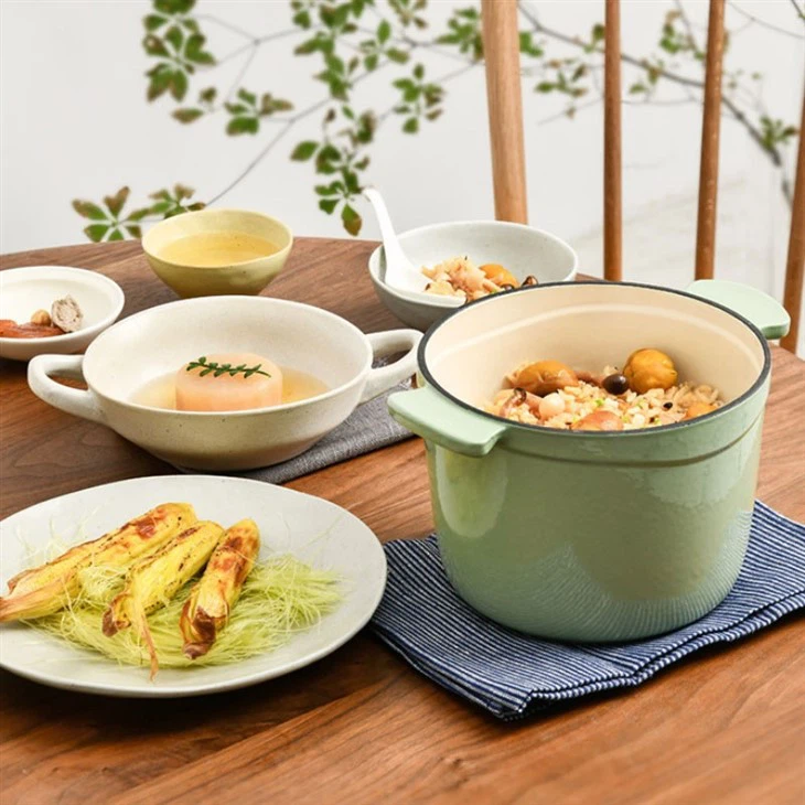 Enamel Cast Iron Milk Pot