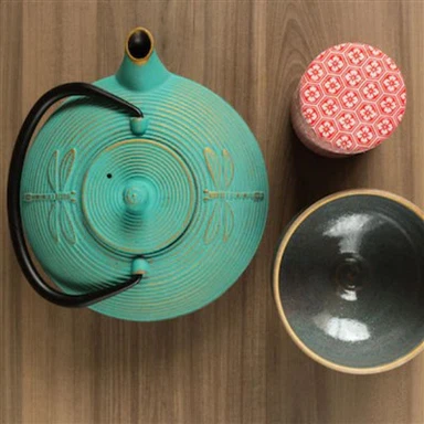 Classic Kung Fu Tea Pot Iron Cast Hobnail Teapot