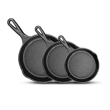 Fry Pan tal-ħadid fondut imħawwar minn qabel